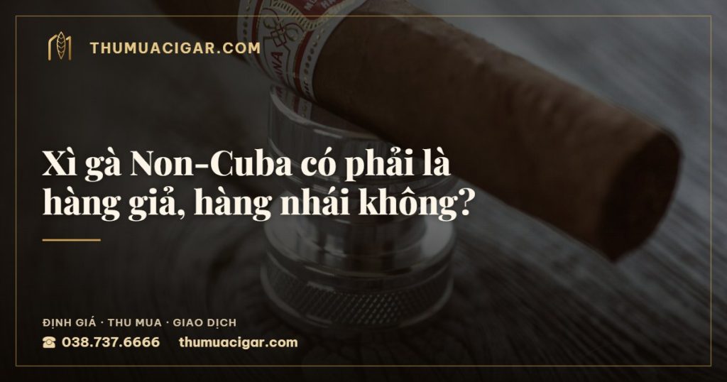 Xì gà Non-Cuba có phải là hàng giả, hàng nhái không? — thumuacigar.com