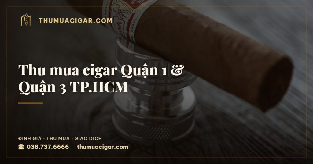 Thu mua cigar Quận 1 & Quận 3 TP.HCM — thu mua cigar giá cao, thumuacigar.com
