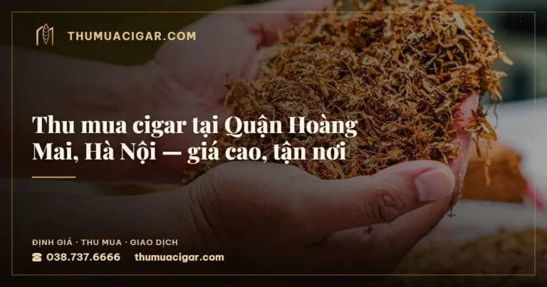 Thu mua cigar tại Quận Hoàng Mai, Hà Nội, giá cao, tận nơi, thu mua cigar giá cao, thumuacigar.com