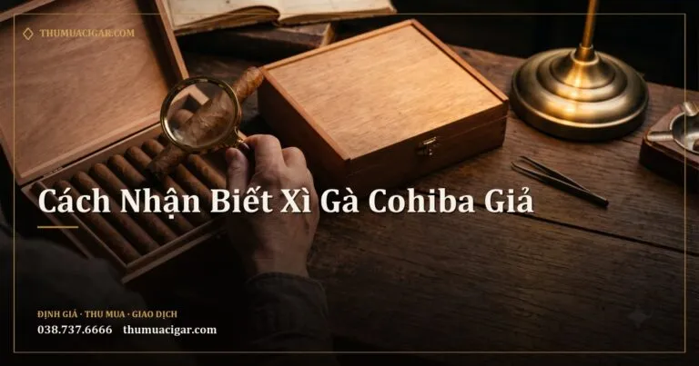 Cách nhận biết xì gà Cohiba giả
